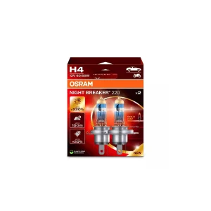 لامپ H4 سه خار اسرام نایت برکر 220% OSRAM1